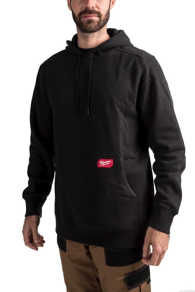 Milwaukee Nová odolná mikina s kapucňou WH MW BL čierna veľ.S
