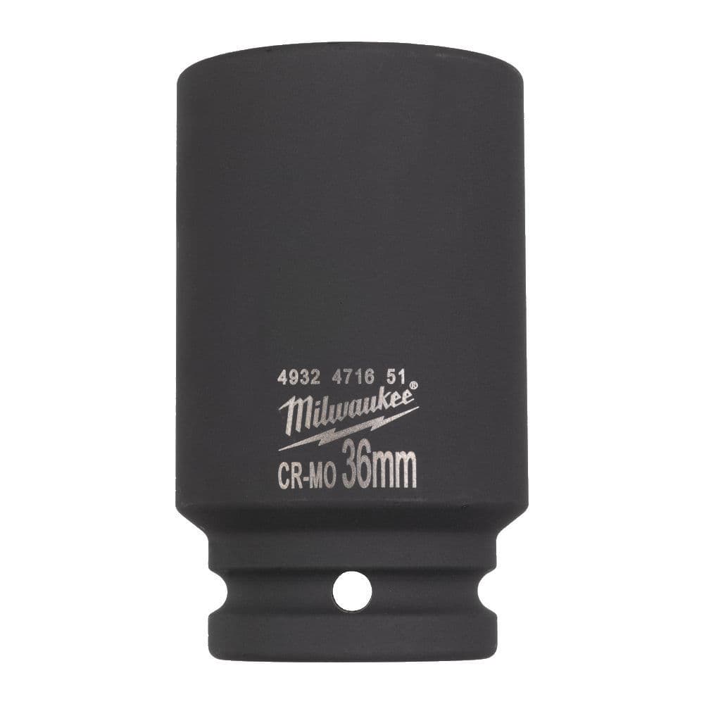 Milwaukee Priemyselné hlavice Shockwave 3/4" HEX 36mm predĺžené