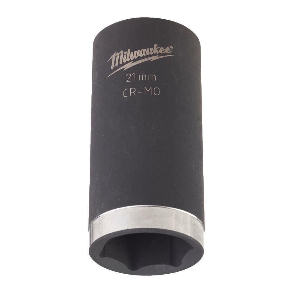 Milwaukee 3/8 Nástrčný kľúč Shockwave, Hex 21 - dlhý