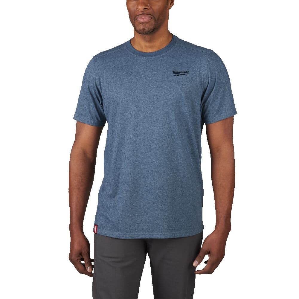 Milwaukee Hybrid tričko krátky rukáv HT SS BLU - modré veľ.XXL