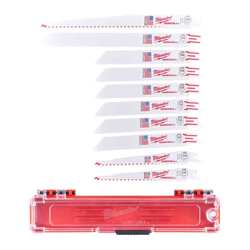 Milwaukee Sada pílových plátkov SAWZALL 10ks