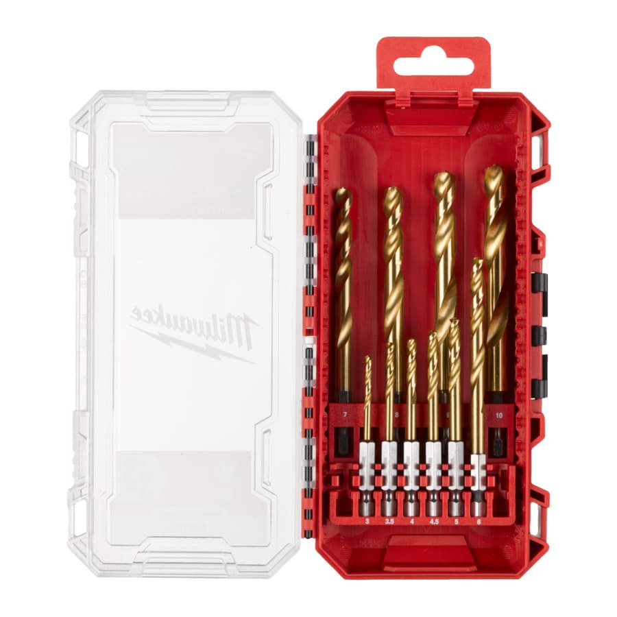 Milwaukee Sada vrtákov do kovu ShockWave HSS-G Tin - 10 ks