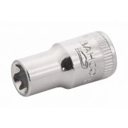 Leštené Nástrčné kľúče 1/4" TORX-E