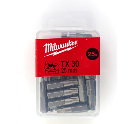 Milwaukee Skrutkovacie bity TX30, 25 mm (25 ks)