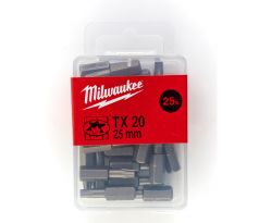 Milwaukee Skrutkovacie bity TX20, 25 mm (25 ks)