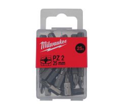 Milwaukee Skrutkovacie bity PZ2, 25 mm (25 ks)