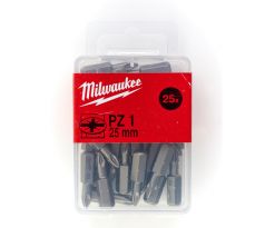Milwaukee Skrutkovacie bity PZ1, 25 mm (25 ks)