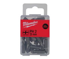 Milwaukee Skrutkovacie bity PH2, 25 mm (25 ks)