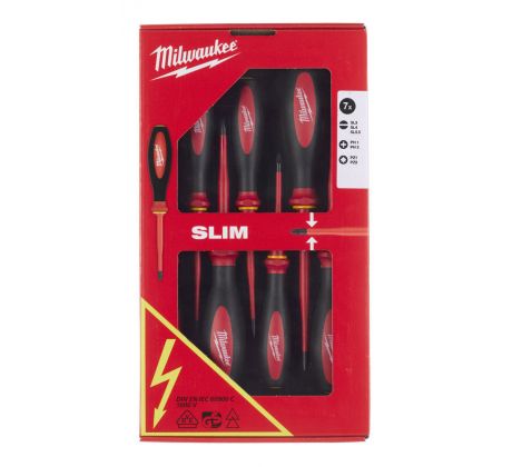 Milwaukee VDE SLIM S/SKRUTKOVAČ SET 2 - 7KS