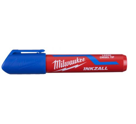 Milwaukee INKZALL značkovač L modrý s plochým hrotom