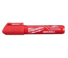 Milwaukee INKZALL značkovač L červený s plochým hrotom