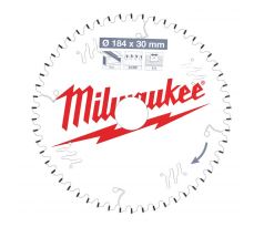 Milwaukee Pílový kotúč hliník 184X30X2.4X54TF NEG.