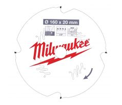 Milwaukee Pílový kotúč vláknitý cement 160X20X2.2X4D