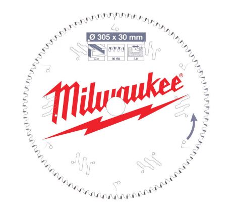 Milwaukee Pílový kotúč hliník 305X30X3.0X96TF NEG.