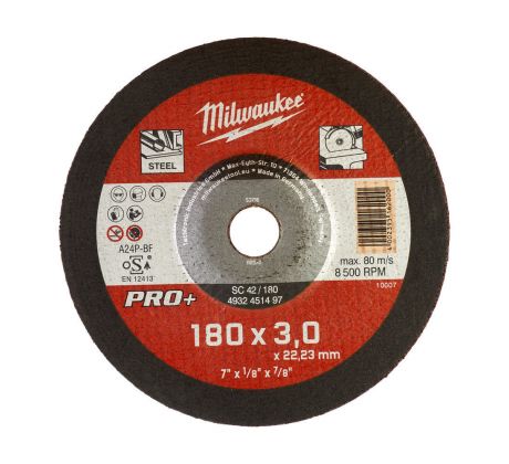 Milwaukee CutWSC 42/180 × 3 PRO+ rezný kotúč – 1 ks