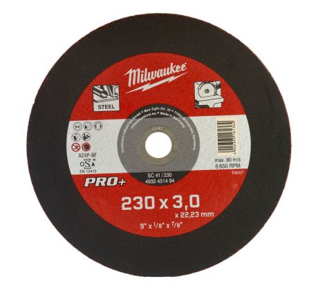Milwaukee CutWSC 41/230 × 3 PRO+ rezný kotúč – 1 ks