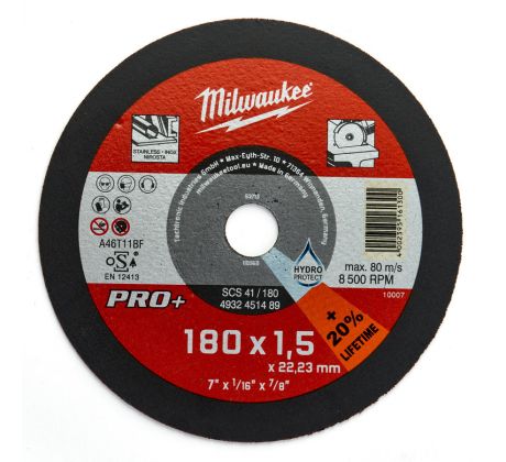 Milwaukee CutWSCS 41/180 × 1,5 PRO+ rezný kotúč – 1 ks