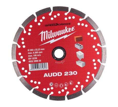 Milwaukee Diamantový kotúč AUDD 230 mm