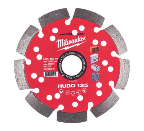 Milwaukee Diamantový kotúč HUDD 125 mm