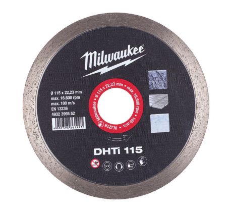Milwaukee Diamantový kotúč DHTi 115 × 22,2 mm