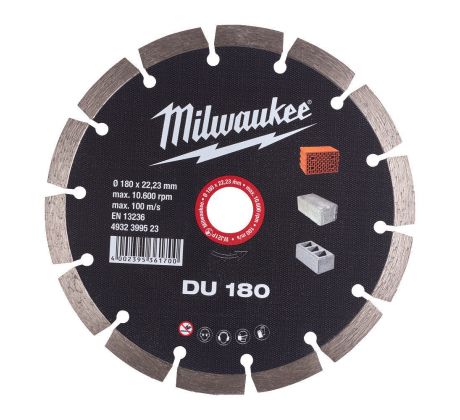 Milwaukee Diamantový kotúč DU 180 × 22,2 mm