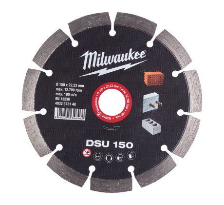 Milwaukee Diamantový kotúč DSU 150 / 22,2 mm
