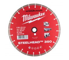 Milwaukee Diamantový kotúč STEELHEAD 350 - 1ks