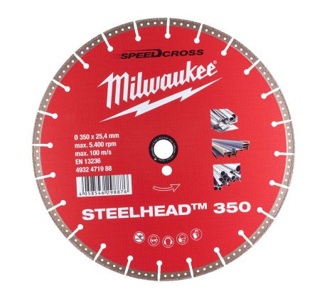 Milwaukee Diamantový kotúč STEELHEAD 350 - 1ks