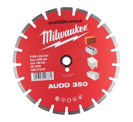 Milwaukee Diamantový kotúč AUDD 350 - 1ks