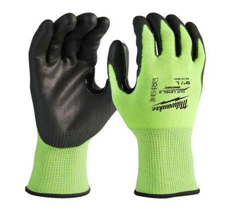 Milwaukee Vysokoviditeľné rukavice odolné voči prerezaniu Level 3 - 8/M - 1ks