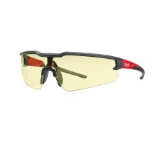 Milwaukee CLASSIC ochranné okuliare proti poškriabaniu a zahmlievaniu so žltým sklom