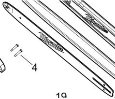 Milwaukee Pilová lišta 40cm k reťazovej píle M18FCHS