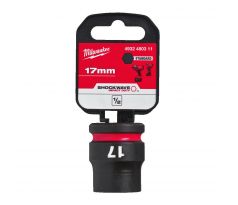 Milwaukee 1/2 Nástrčný kľúč Shockwave, Hex 17 krátky