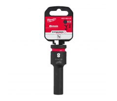 Milwaukee 1/2 Nástrčný kľúč Shockwave, Hex 8 predĺžený