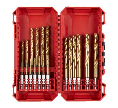 Milwaukee  Sada vrtákov do kovu ShockWave HSS-G Tin - 19 ks