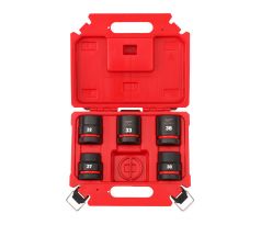 Milwaukee Sada Krátkych Priemyselných hlavíc Shockwave 3/4" STD 5ks