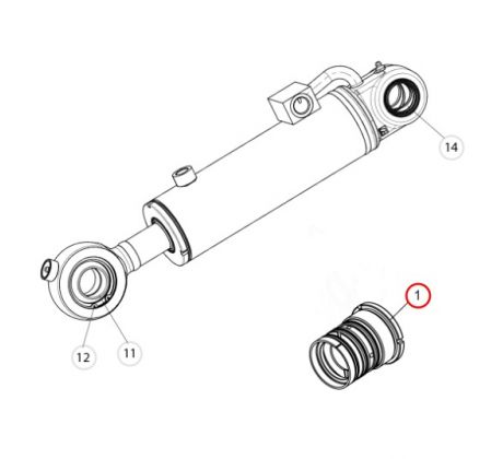 Sada pre hydraul.valec hlavice C144 5263880