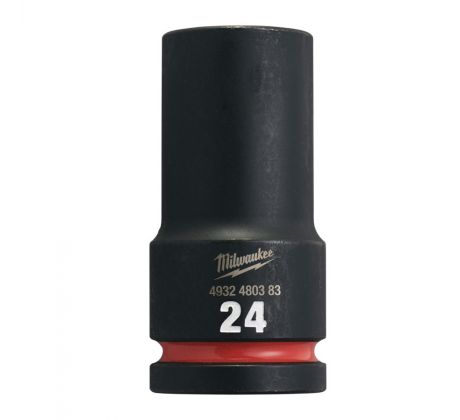 Milwaukee Priemyselné hlavice Shockwave 3/4" HEX 24mm predĺžené