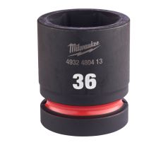 Milwaukee Priemyselné hlavice Shockwave 1" STD HEX 36mm krátka
