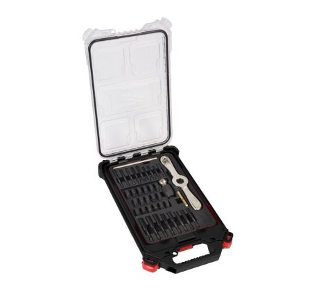 Milwaukee Sada 38ks Metrických závitníkov a závitových očiek PACKOUT s rukoväťou HEX-LOK 2v1