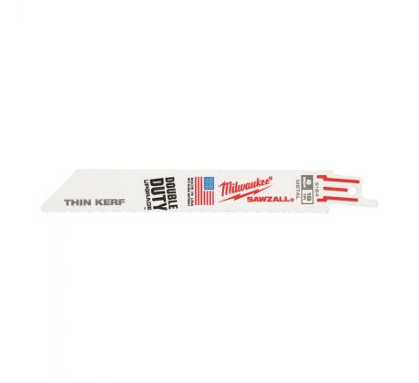 Milwaukee Pílové plátky THIN KERF 150mm x 18Tpi (5 ks)