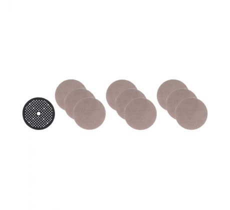 Milwaukee SET Sieťovinové brúsne kotúče PG a podložka 125mm -10ks